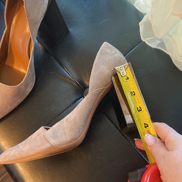 Halston mirror square heel pumps sz 8 - Picture 8 of 8